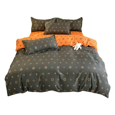 Aloe Vera Cotton Brushed Set for Men Bed Sheets Quilt Cover