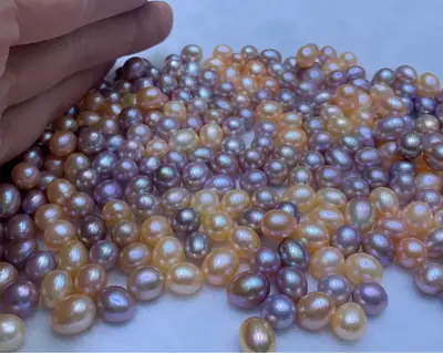 Freshwater Pearl Rice Beads 8-9mm Wholesale