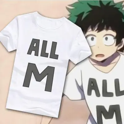 My Hero College T-Shirt All M Print Loose Fit