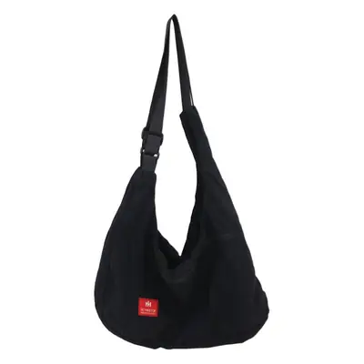 Black Large Capacity Crossbody Bag for Men Women