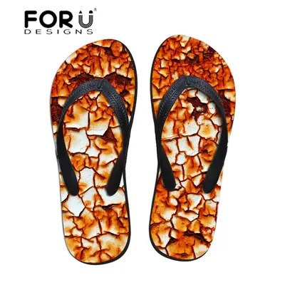 Flip-flops Summer Flat-heeled Sandals Simple Wall-style Flip-flops Beach Rain Shoes