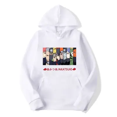 Naruto Crosshair Hoodie Grey Fleece Lined