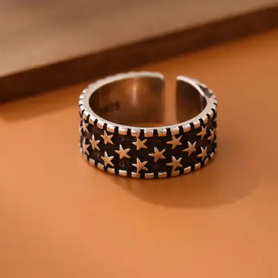Vintage Starry Open Ring for Women Wholesale