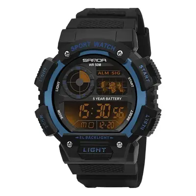Sanda Green Digital Sport Watch for Men Women