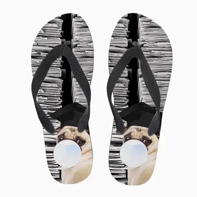 Summer cross-border hot sale slippers Bee honeybee pattern printing beach shoes can be sent flip flops