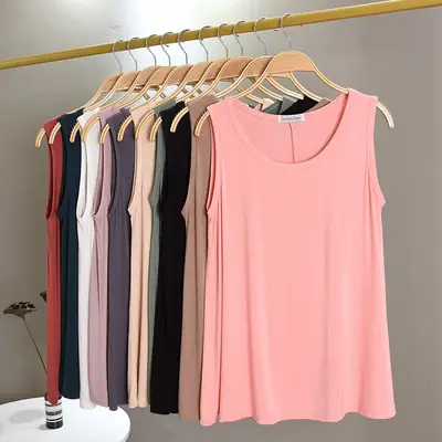 Women's Sweet A-Shaped Modal Vest Summer Top