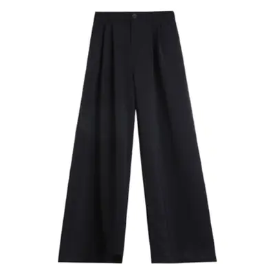 Women's 2024 Maroon Wide Leg High Waist Pants