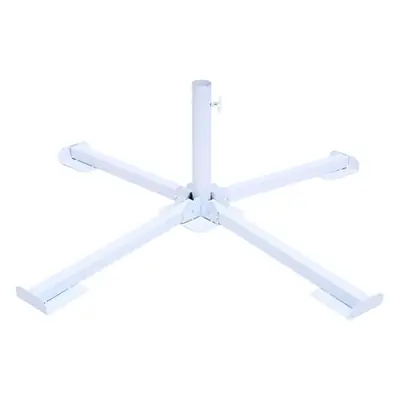 Four-legged folding umbrella stand for beach and office use