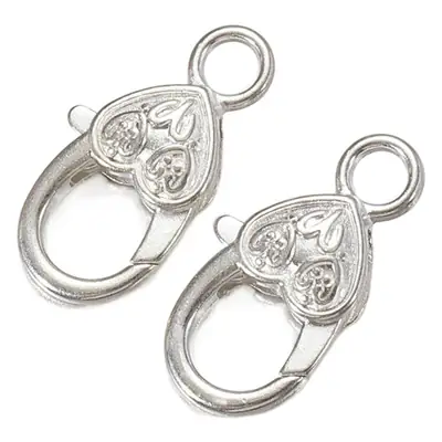 Heart Key Chain Jewelry with Big Lobster Buckle Set