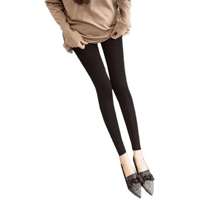 Maternity Leggings Solid Color Slimming Belly Support
