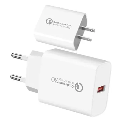 5V3A QC3.0 Fast Charging Phone Charger European American Standard