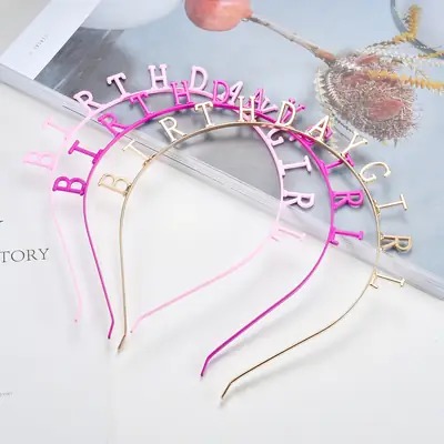 European American Birthday Hairband for Girls