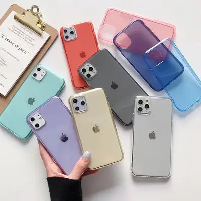 iPhone 16 Transparent Case for 15PROMAX Mobile Phone