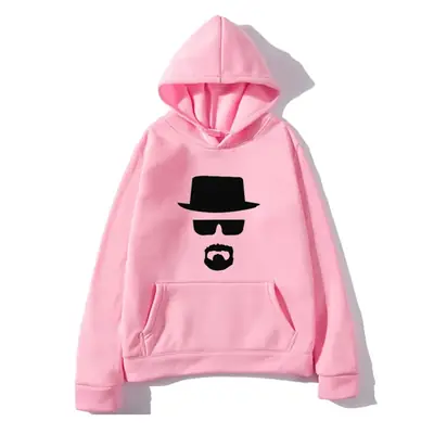 Yellow Printed Hoodie for Men Women Breaking Bad Theme