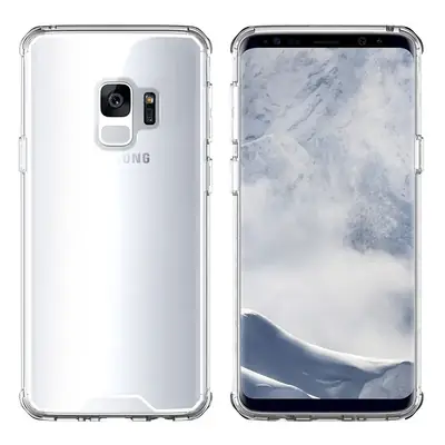 Transparent Two-Color Mobile Phone Case for Samsung S10 S9 Plus