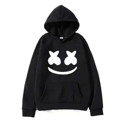 Men White Marshmello Hoodie Sweatshirt