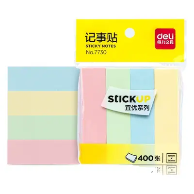 Deli Colored Sticky Notes Message Paper Convenient Sticky Notes Memo Paper Instant Sticky Notes High Aesthetic Value