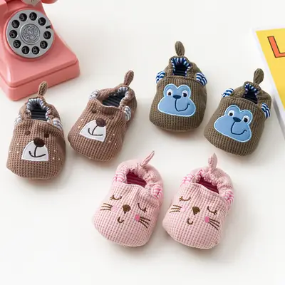 Spring and Summer Thin Non-Slip Baby Shoes, Home Floor Shoes, Baby Toddler Shoes, Cartoon Kidsren's Indoor Shoes for Boys and Girls