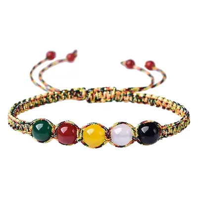 Natural Agate Five-Element Bracelet for Women's Birthday