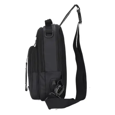 Men's New Nylon Crossbody Travel Chest Bag Black