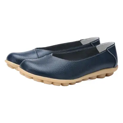 Women's Red Cowhide Slip-On Maternity Shoes Large