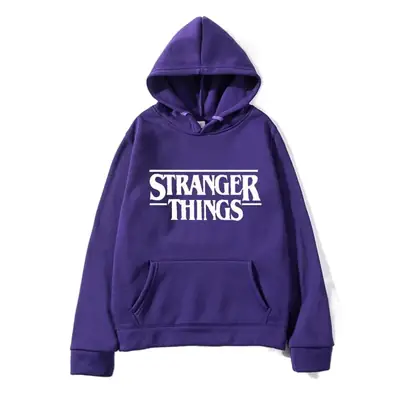 Strange Things Printed Hoodie for Men Women Grey