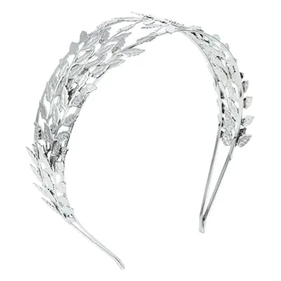 Silver Leaf Hairband for Women & Men