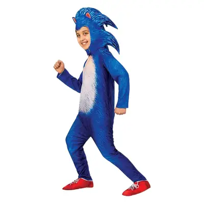 Kids Sonic Halloween Costume Blue Tulle Dress