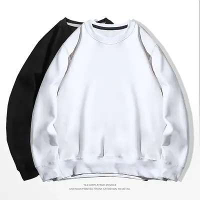 Men's Pink Sweatshirt Large Loose Shoulder Casual Wear