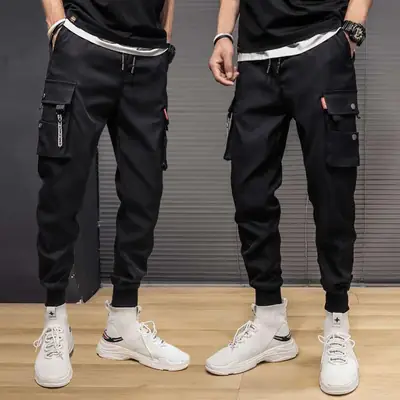 Men's 2020 Summer Harlan Toe Pants Black Grey Loose Casual Sports