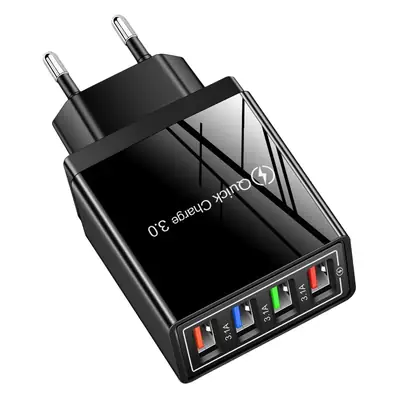 4USB Multi-Port Smart Charging Head 5V European