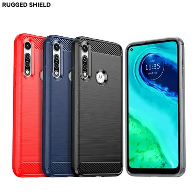 Moto G Fast Shell Brushed Carbon Fiber Protective Cover