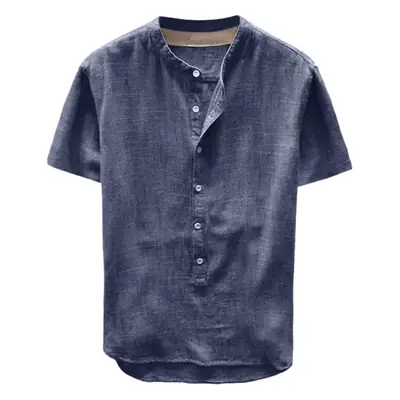 Men Cotton Casual Short Sleeve T-Shirt 2019