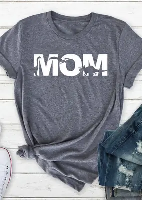 Grey Mom Design Short Sleeve T-Shirt