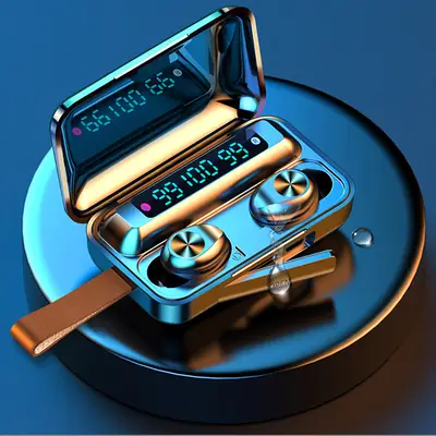 Bluetooth Headset with Mini Charger & Digital Display
