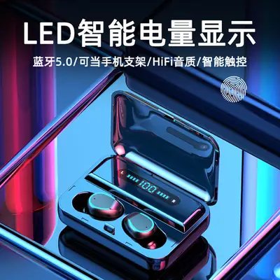 Bluetooth Headset with Power Bank & 5.0 LED Display