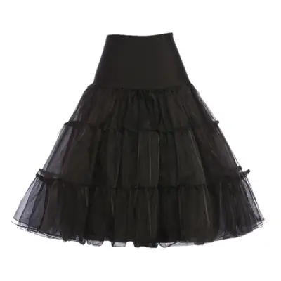Orange Tulle Rock Ball Pannier Dress for Women