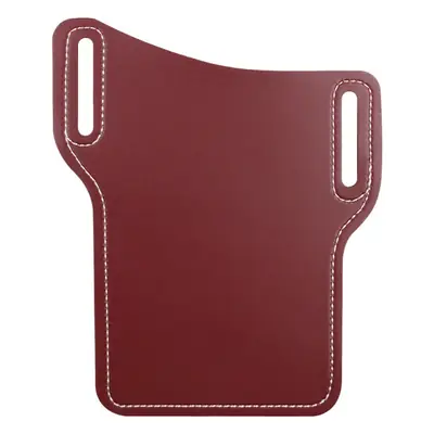 Leather Wallet with Black Strap, Brown, 1 Pc