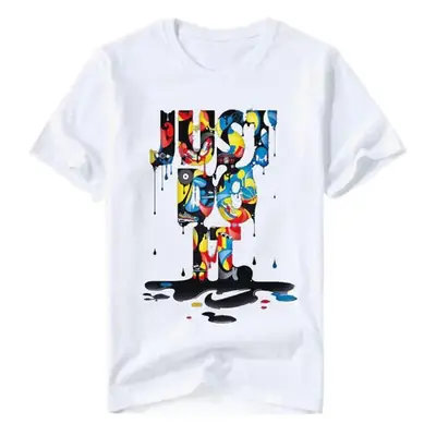 2024 Men Women Green Printed T-Shirt Loose Fit