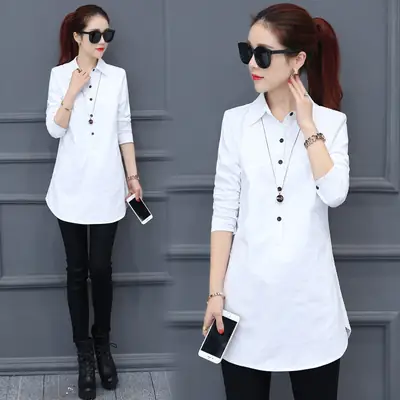 Women Long Sleeve Shirt Maroon Slim Fit Spring Wear
