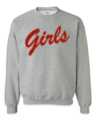 Girls Red Printed Sweatshirt for Girls