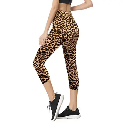 Women Printed High Waist Belly Lifting Yoga Pants