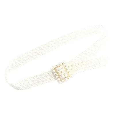 Women's Pearl Buckle Waist Decorative Hair Band Set