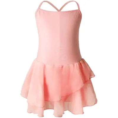 Pink Chiffon Dance Skirt for Girls Kids