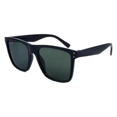 Men's Square Frame Mirror Glass Sunglasses