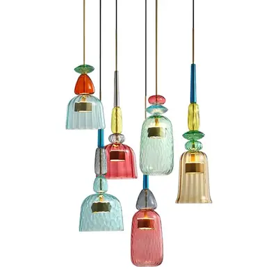 Nordic Post-Modern Hanging Chandelier Set of 4