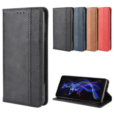 Tianji Leather Magnetic Flip Phone Case for ZTE Axon 10 Pro