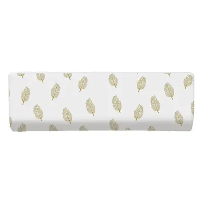 Nordic Leaf Pattern Air Conditioning Cover White