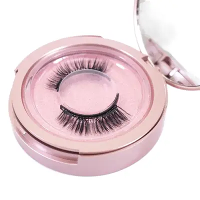 Rose Gold False Eyelash Box Two Pairs Wholesale
