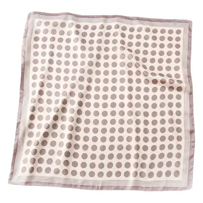 Spring Silk Scarf Polar Dot Print Elegant Decorative